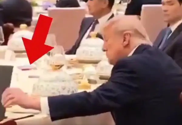 Donald Trump Mocked After Xi Jinping Notebook Incident