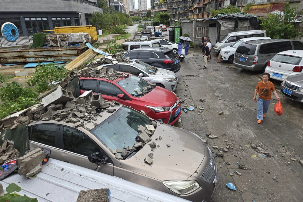 Typhoon Dolphin Hits China Causing Major Disruptions