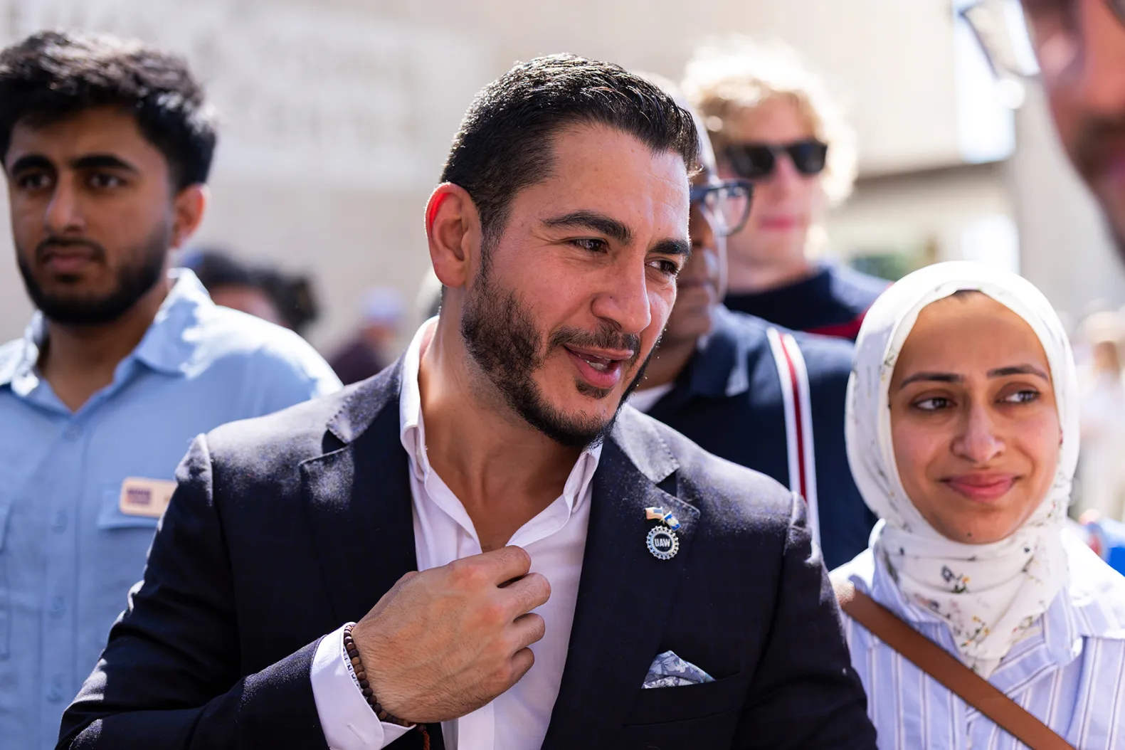 Abdul El-Sayed responds after Trump targets wife