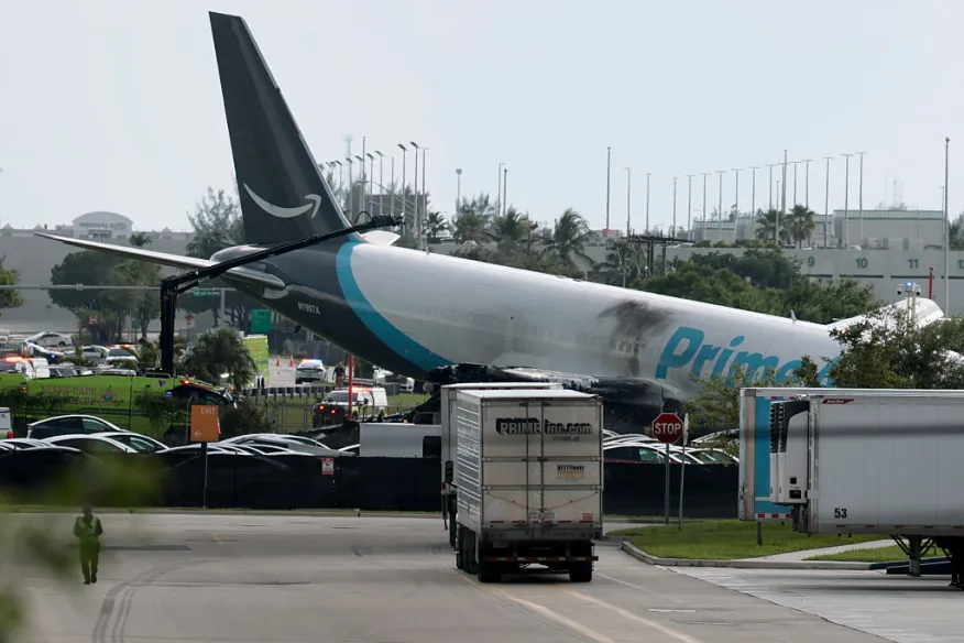 Amazon Cargo Plane Crash in Miami Leaves 5 Dead